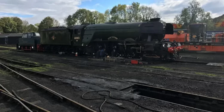 The Flying Scotsman is one of the many famous locomotives to have been part of Nene Valley Railway