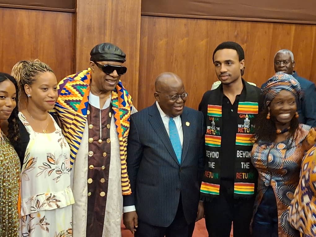 American singer, Stevie Wonder, granted Ghanaian citizenship