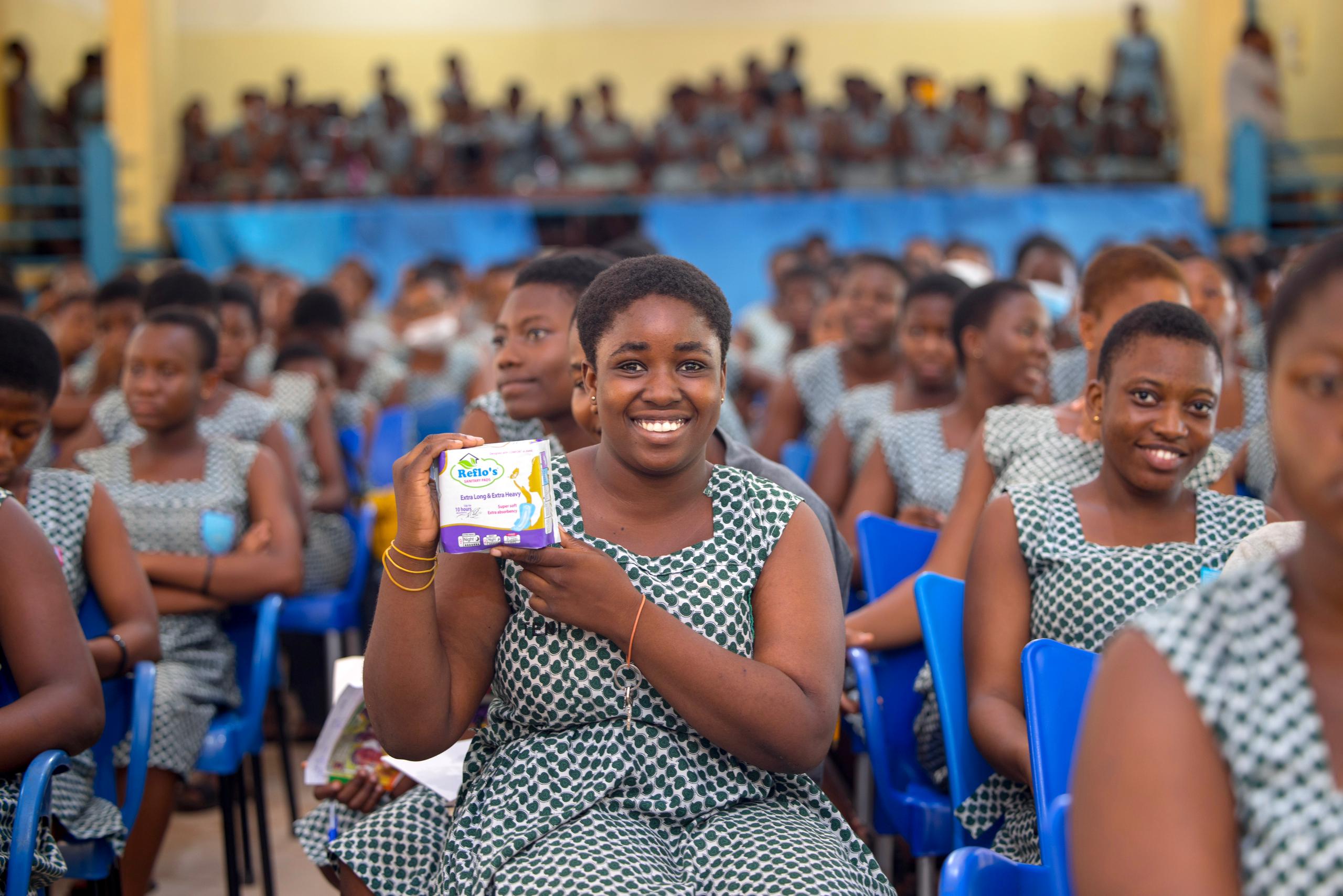 Reflo Company Ltd empowers Accra Girls SHS with valuable lessons on menstrual hygiene