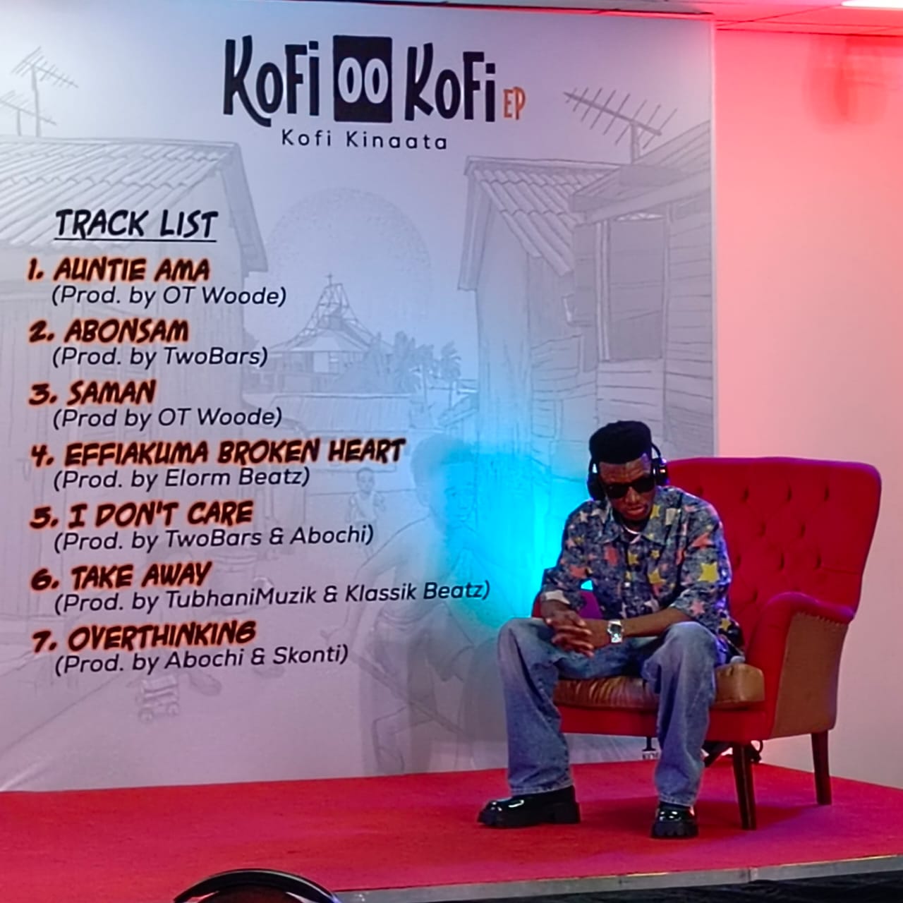 Kofi Kinaata officially unveils debut EP “Kofi OO Kofi’’ at star-studded event
