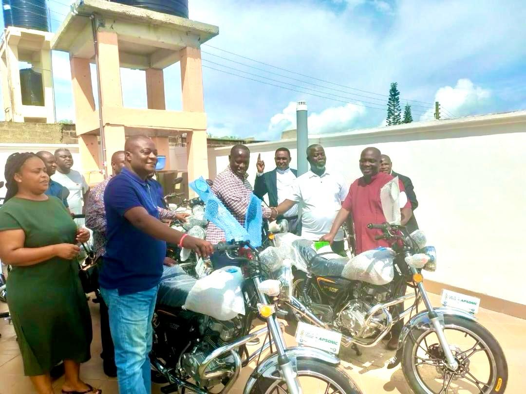 Armah-Buah equips WR NDC campaign with 17 motorbikes