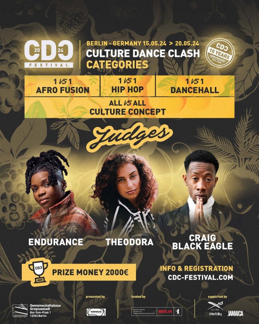 Endurance to represent Ghana at Culture Dance Clash Festival in Germany