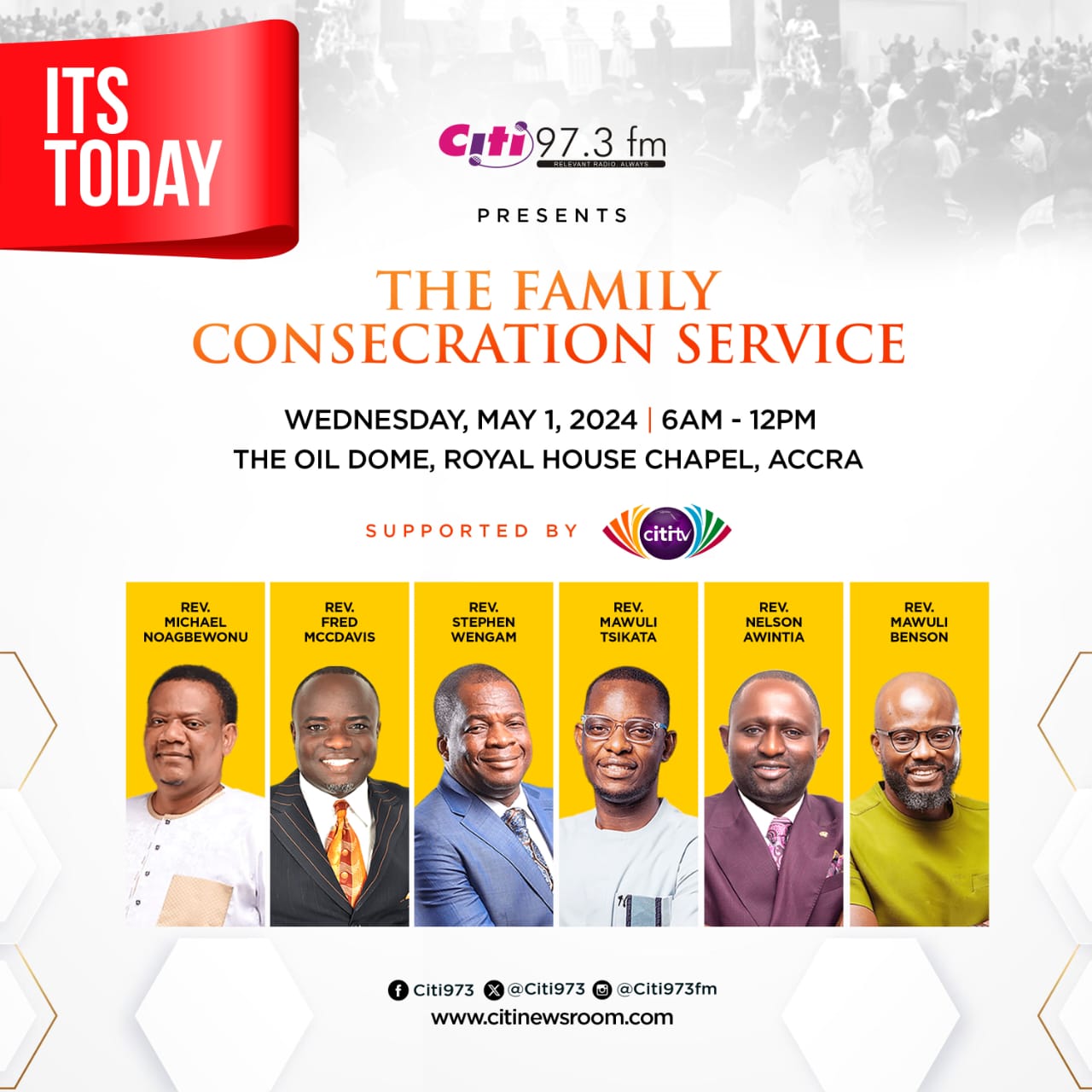 Thousands to gather for Citi TV/Citi FM’s annual Family Consecration Service