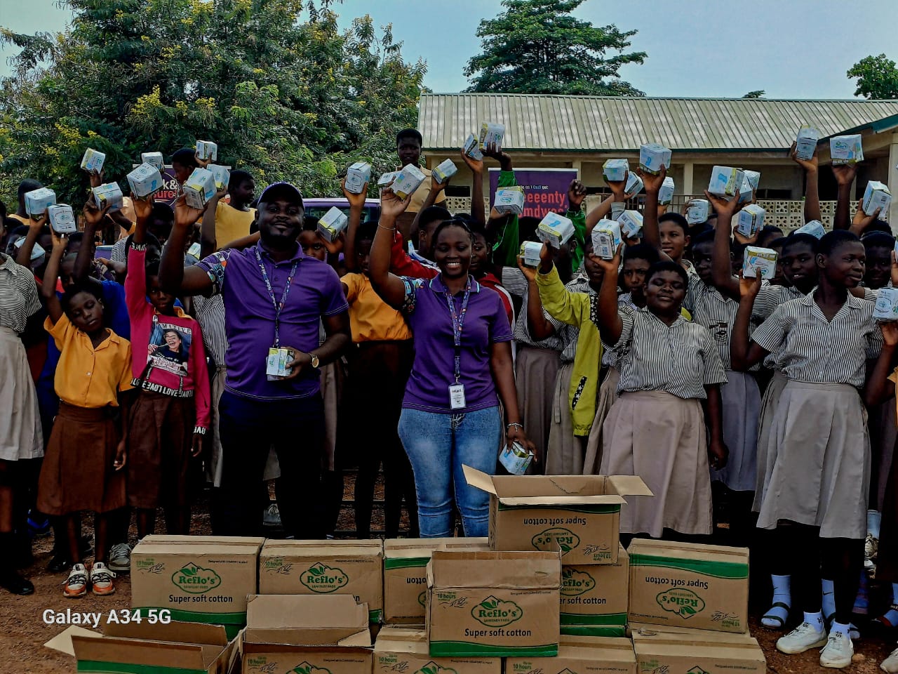 Hollard Ghana empowers, donates sanitary pads to 9 schools in 5 regions