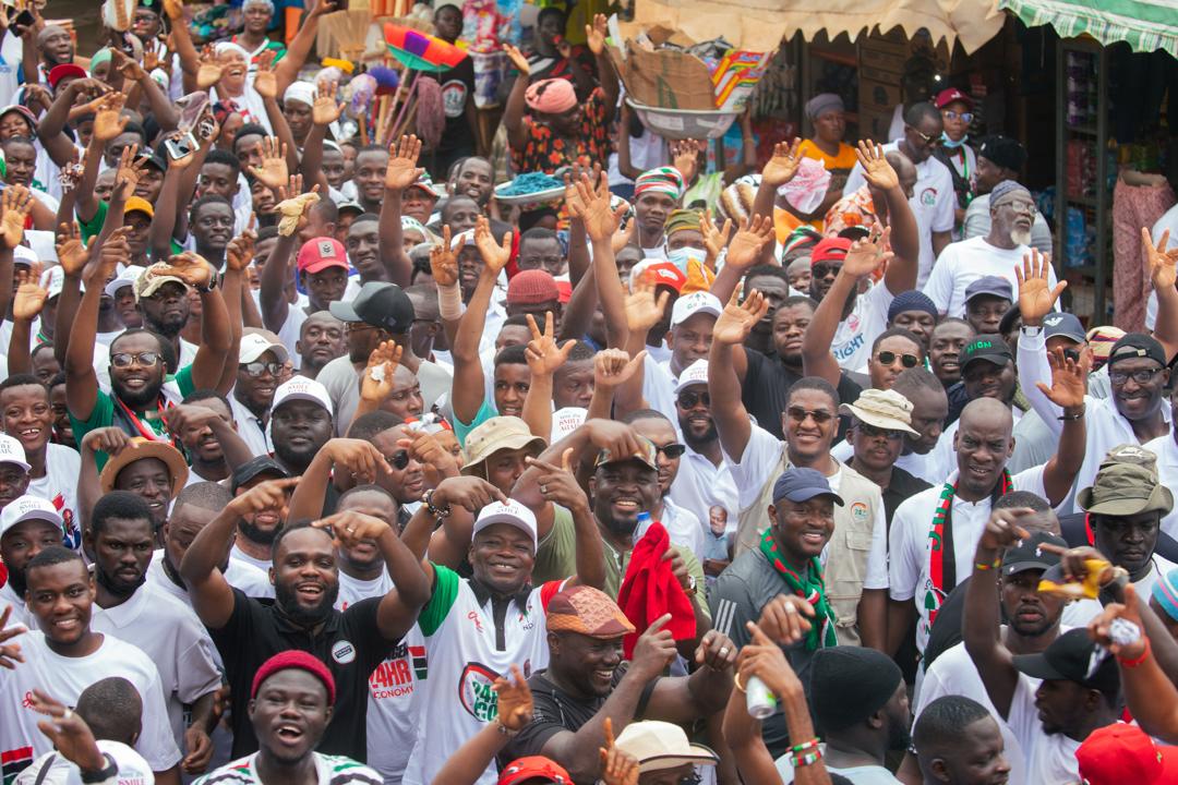 Thousands walk with Sharaf Mahama in Tamale