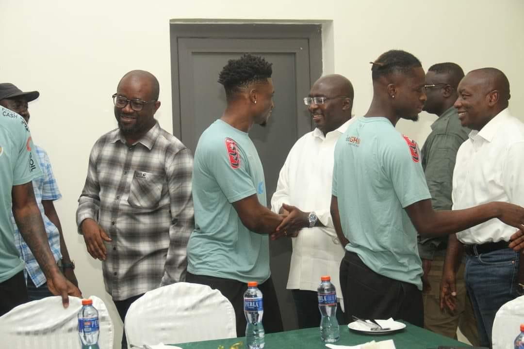 WCQ: Bawumia visits Black Stars ahead of C.A.R match