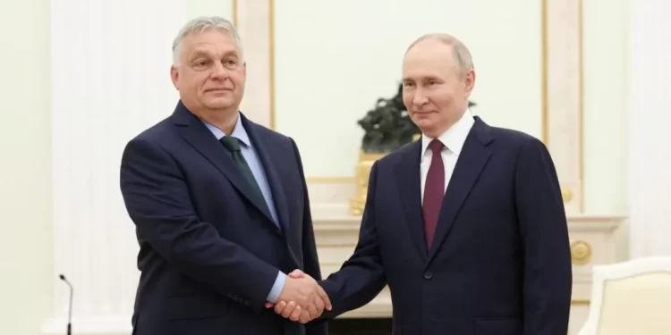 Hungarian Prime Minister Viktor Orban met with Russian President Vladimir Putin in Moscow earlier this month