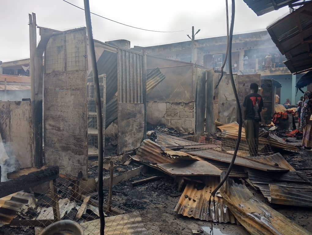 Kumasi: Fire destroys over 40 shops at Kwadaso market