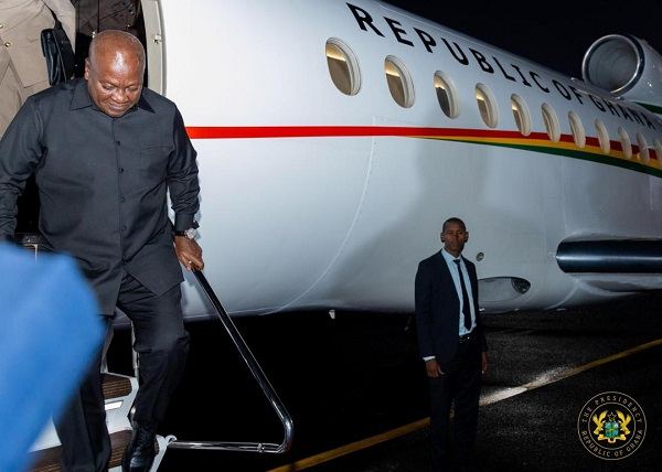 Mahama embarks on official visits to Japan, Singapore