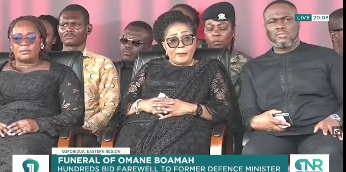 First Lady leads high-powered delegation to Omane Boamah’s funeral