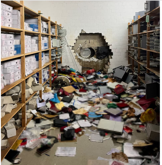 Thieves drill into German bank vault and make off with millions