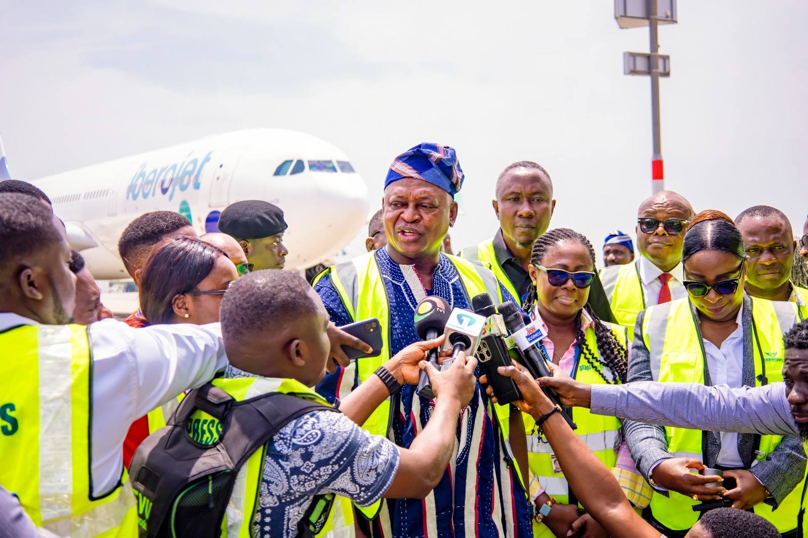 Transport minister inspects Terminal 2 upgrade at Accra Int’l Airport